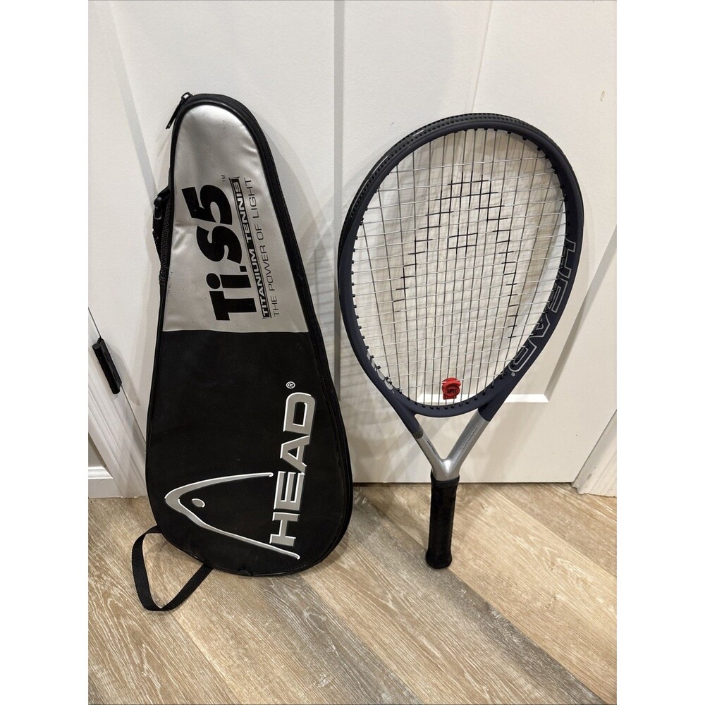 Head Ti.S5 Titanium Tennis Racquet With Case - 4 3/8” Grip